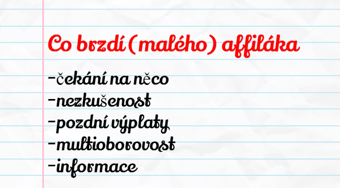 Co brzdí affiláka
